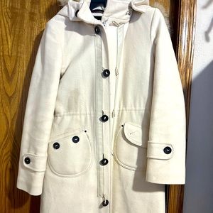 Mackage long tassel coat fur hood M